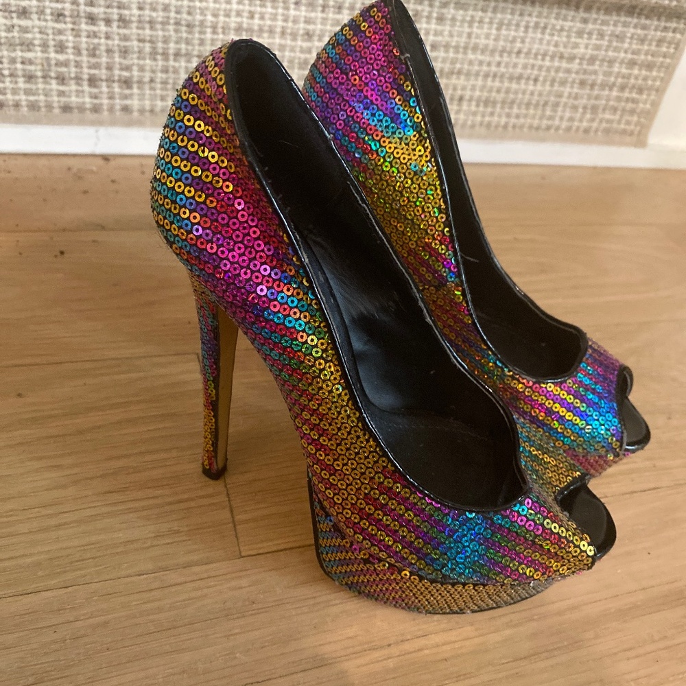 ALDO Sequin heels